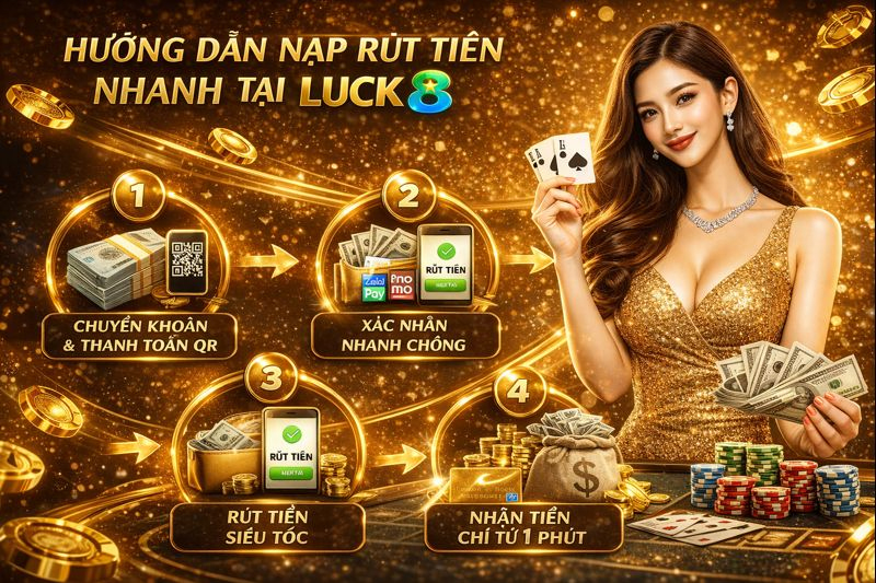 Quy trình nạp rút tiền cực đơn giản